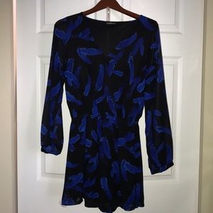 Express long-sleeve romper